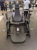Machine de presse déclinée à charge libre pour la partie inférieure du torse, entraînement unilatéral des bras, usage commercial en salle de sport