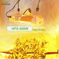 Hoge kwaliteit 1000W 600W Veg Bloom Volspectrum HPS Aluminium IP67 kweeklamp voor plantengroei