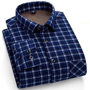 New <strong>Winter</strong> and Autumn Style Thickened and Insulated Warm <strong>Shirts</strong> Classic Outerwear Style Checked <strong>Shirts</strong> - Product Image 1