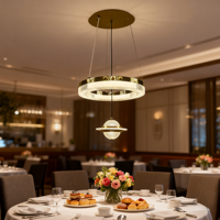 JACKSUN Restaurant lustre minimaliste LED éclairage à la maison pour les bars à manger de luxe cafés chambre suspension