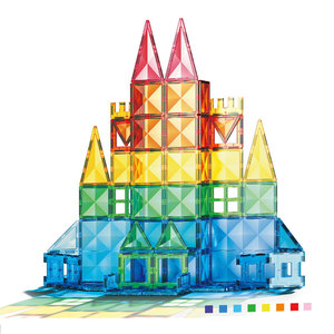 CBTOYS <span class=keywords><strong>MAG</strong></span>-PARADISE <span class=keywords><strong>Mega</strong></span> Pack de Bloques Magnéticos de Lujo, Juego de Construcción Interactivo para Padres e Hijos, Regalo de Cumpleaños para Mayores de 3 Años - Product Image 2