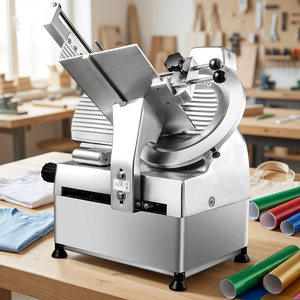 Machine à découper la <span class=keywords><strong>viande</strong></span> électrique commerciale haute performance 240W, idéale pour les aliments surgelés et les charcuteries, avec système de sécurité optimal – Vente en gros - Product Image 3
