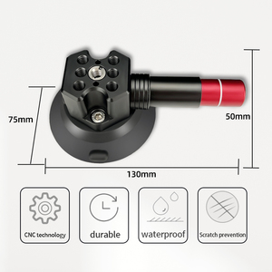 Soporte de ventosa de 3 "de alta calidad, tablero de parabrisas de coche compatible para cámara/Cámara de Acción/soporte para teléfono, con orificios de montaje de 1/4" - Product Image 4