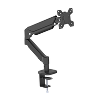 Support de moniteur d'ordinateur réglable en hauteur à bras unique, robuste, support de moniteur d'ordinateur, support de moniteur PC