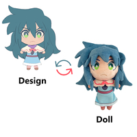 Conception de poupées en peluche Anime sur mesure, porte-clés en gros, personnage de dessin animé, fabricant de jouets