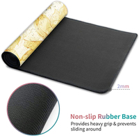 Tapis de souris de bureau multifonctionnel en caoutchouc naturel pour ordinateur grand bureau Tapis de jeu protecteur