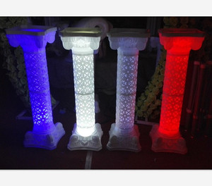 HJ240009-6 <span class=keywords><strong>Colonne</strong></span> romaine décorative blanche en plastique creux, moule en béton pour événements, fêtes et décoration de chemin d'accès - Product Image 5