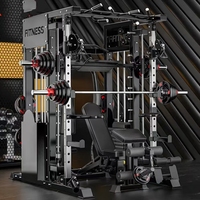 Venta al por mayor comercial Smith machine Gym Cable Crossover Halterofilia Deportes Entrenamiento Smith machine