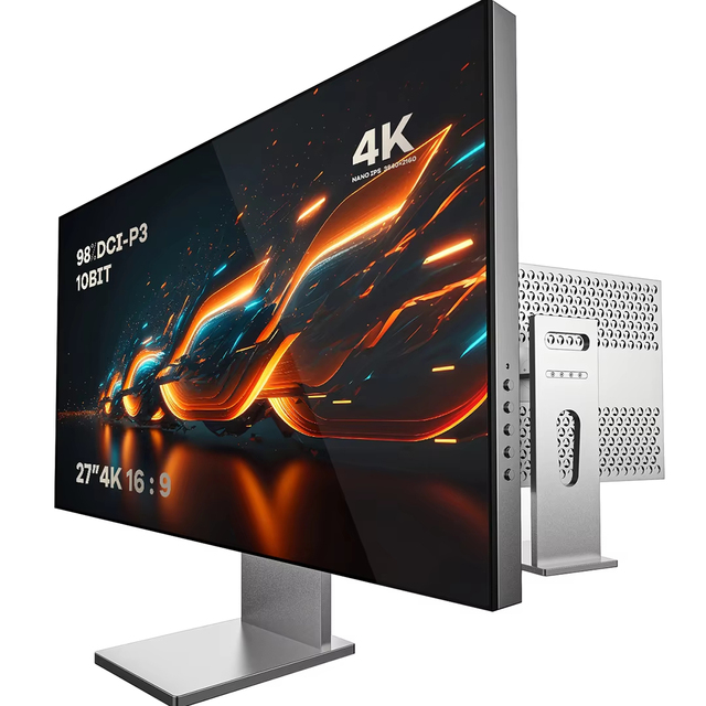 32-Inch 4K UHD Monitor with 144Hz High Refresh Rate Featuring a Sleek Aluminum Alloy Frame Panel for Wide Viewing Angles