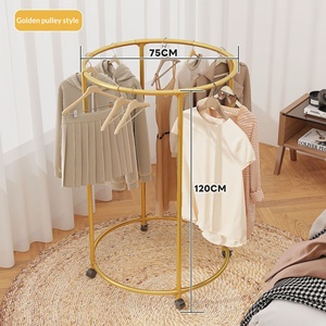 Nuevo Estante Circular Engrosado para Colgar, Tendedero de Pie, Estante de Almacenamiento Multifuncional Sencillo - Product Image 4