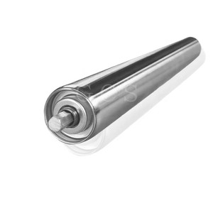 <span class=keywords><strong>2025</strong></span> New d1.9 inch Non-Drive Hướng dẫn sử dụng con lăn với D11 Hex trục trọng lực con lăn với vành đai cao su - Product Image 3