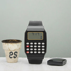 Montre numérique pour enfants avec calculatrice, LED, unisexe, en caoutchouc et plastique, multifonction, date, heure, montre-bracelet électronique - Product Image 2