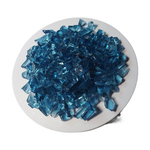 Cuenco de fuego de vidrio sólido de 6 mm, azul <span class=keywords><strong>caribeño</strong></span>, sin reflejos, para fuego directo, para uso en exteriores, decoración de sala de estar y hoteles - Product Image 3