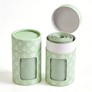 Custom Logo Biodegradable Kraft <b>Paper</b> Cylinder <b>Paper</b> Tube for Underwear Socks T-Shirt Clothing Packaging - Product Image 3
