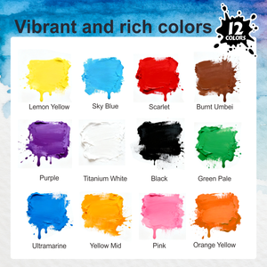 Ensemble de <span class=keywords><strong>peinture</strong></span> aquarelle pour enfants 12 couleurs; Peintures à l'aquarelle pour artistes et étudiants - Product Image 3