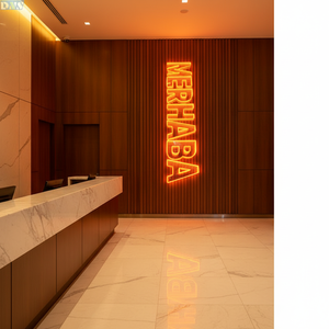 Letrero LED Comercial con Espejo Infinito 3D para Empresas y Hospitales - Resistente al Agua IP65, Colores Personalizables, Publicidad Exterior - Product Image 1