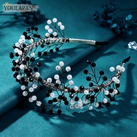 YouLaPan – bandeaux de mariage à la mode, faits à la main, style Punk, pour femmes, pour banquets, danses, fêtes, accessoires pour cheveux au quotidien, YXA305