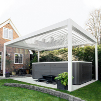 Hot Sale motorisierte wasserdichte Pergola Öffnung Jalousie Dach Baldachin Spa Whirlpool Pergola