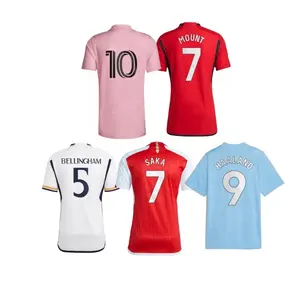 Venda quente Camisas De Futebol Jersey Futebol Top Tailândia Qualidade 2023 Black Pink versão