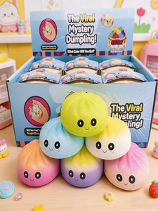 Juguete Antiestrés de Peluche Suave con Forma de Bollo, Juguete Sensorial de Rebote Lento para Aliviar el Estrés y la Ansiedad, para Niños y Adultos - Product Image 2