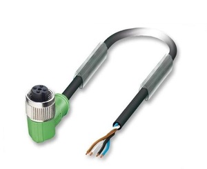 Presse-étoupe Bimed M12 x 1,5 mm fileté 	 Connecteur m12, prise du panneau arrière 	 Câble 18 AWG avec connecteur M12 2 broches - Product Image 3