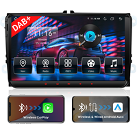 Autoradio 9 pouces pour VW, navigation GPS universelle, DSP, TPMS, CarPlay, Android Auto, montage sur tableau de bord, garantie 1 an, USB