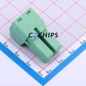 JL5EDGK-76202G01 Plug-in Terminal Block P=7.62mm Connector ( Connector Type: Plug )( Construction: 1x2P )( Pitch: 7.62mm ) - Product Image 2