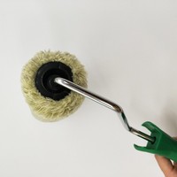 Ventes directes d'usine de haute qualité rouleau brosse 9 pouces fruits vert peinture revêtement rouleau brosse mur sans angle mort outil brosse