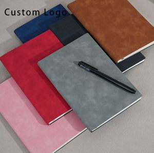 Agenda de Cuero con Logotipo Personalizado, Tapa Dura y Serigrafía para Recuerdos de Boda - Product Image 1