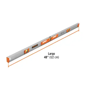 Truper 48 \ "Profesional Industrial Spirit Level ABS Protegido Aluminio y Material Plástico - Product Image 2