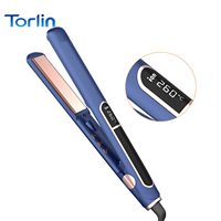 Lisseur et boucleur 2 en 1 Torlin 160-260C avec technologie PTC, écran LCD, anti-brûlure, chauffe rapide, qualité professionnelle, ionique, pour usage domestique