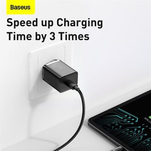 สำหรับ Baseus <span class=keywords><strong>Super</strong></span> <span class=keywords><strong>Si</strong></span> <span class=keywords><strong>Quick</strong></span> <span class=keywords><strong>Charger</strong></span> IC 30W หัวชาร์จแบบพอร์ตเดียว Type-C - Product Image 2