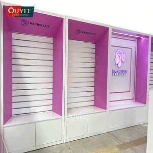 New Decoration Beauty Stot Design Hair Bundles Display Wig Store <b>Shelving</b> Display Rack - Product Image 4