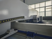 Machine Composée de Presse à Tourelle Servo CNC avec Système de Commande Rexroth Fanuc et Fonction de Découpe Laser de Tôles Métalliques