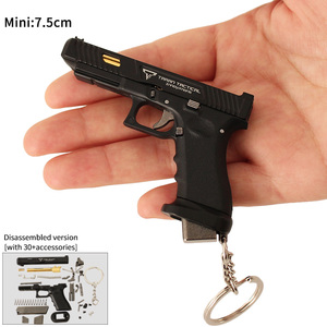 <span class=keywords><strong>Mini</strong></span> Llavero de Pistola de Metal, 7.5CM, TTI G34, Desmontable, Modelo a Escala 1:3, Llavero de Metal con Colgante de Pistola, Regalo para Niños, Modelo de Pistola - Product Image 4