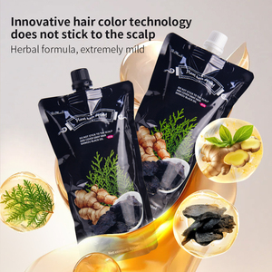 Tinta <span class=keywords><strong>per</strong></span> <span class=keywords><strong>Capelli</strong></span> a Base di Erbe, Copre i <span class=keywords><strong>Capelli</strong></span> Bianchi, Marrone Scuro, Crema Senza <span class=keywords><strong>Ammoniaca</strong></span>, Colore Permanente Nero <span class=keywords><strong>per</strong></span> <span class=keywords><strong>Capelli</strong></span> Bianchi - Product Image 4