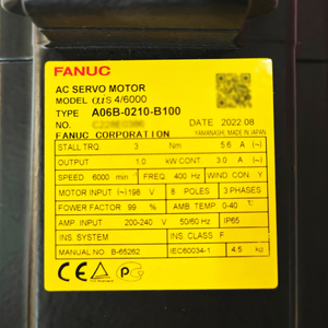 Motor Servo AC Original FANUC A06B-0210-B100 A06B-2210-B100 - Product Image 4