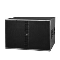 Subwoofer double 15 pouces étanche 4 ohms 3200W de puissance de pointe pour événements en direct, concerts, festivals et discothèques en extérieur