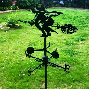 <span class=keywords><strong>Moulin</strong></span> à <span class=keywords><strong>vent</strong></span> de jardin d'extérieur en métal en forme de coq, vanne météo - Product Image 5