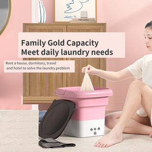 Tragbare <span class=keywords><strong>Mini</strong></span>-Waschmaschine, Vollautomatisch, Frontlader, Elektrisch, für den Hausgebrauch, US-Stecker, Kunststoffgehäuse - Product Image 6