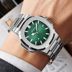 Relojes para Hombre OEM ODM, Venta Caliente, Reloj de Cuarzo de Acero para Negocios, Resistente al Agua, Luminoso, con Fecha, Reloj Cuadrado para Hombre - Product Image 6