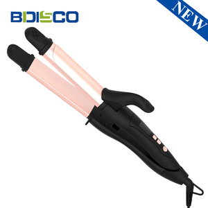 Bdisco Ceramic Hair Straightener And Curler 2 In 1 Tourmaline Fast Heating For Dry Hair - Product Image 1