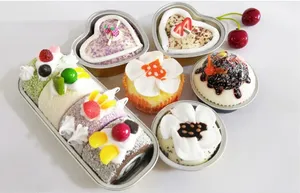 Aluminum Cups Disposable Baking Cups Muffin Liners Mini Pie Pans Foil Cupcake Containers For Party