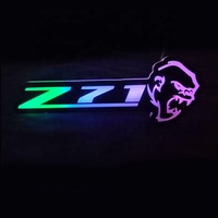 Logo de voiture lumineux à LED, emblème de calandre de voiture, badge de logo avant de voiture, lampe à LED, feux de signalisation de voiture pour véhicule, lumière de logo de voiture