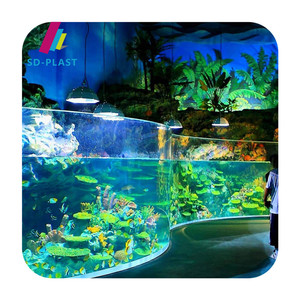 Pabrik Penjualan Langsung Harga Murah Akrilik Tangki Ikan Kaca Akrilik Silinder Akuarium Bulat - Product Image 5