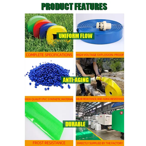 Fabrika Satışı PVC Düz Hortum 2 inç 2.5 inç 3 inç 4 inç Tarım Damla Sulama Sistemi için - Product Image 3