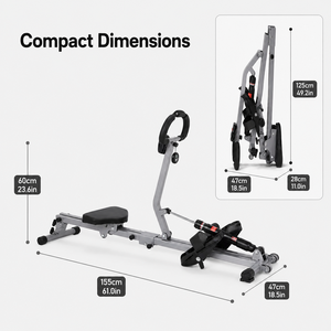 Máquina <span class=keywords><strong>de</strong></span> <span class=keywords><strong>Remo</strong></span> Magnética Plegable BNcompany, Capacidad <span class=keywords><strong>de</strong></span> 200 kg, para Entrenamiento Cardiovascular en Casa - Product Image 6