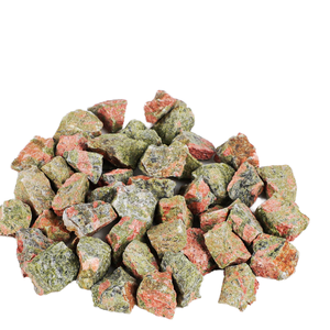 Cristales de Unakita JADE y Piedras Curativas, 1 Pieza de Piedra Natural en Bruto para Pulir, Gemas Curativas y Manualidades con Cristales - Product Image 1