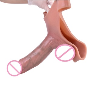 Silicone Realistic Strap on Hollow <b>Dildos</b>, Strap on <b>Dildo</b>, Trousers with Real Veins and Testicles, Penis Pant Sex Toys for Men - Product Image 6