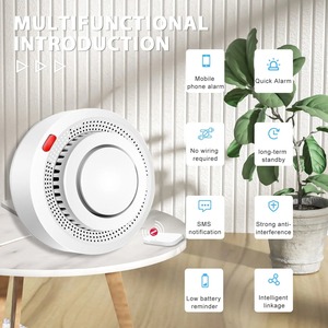 <span class=keywords><strong>Détecteur</strong></span> <span class=keywords><strong>de</strong></span> <span class=keywords><strong>fumée</strong></span> intelligent Tuya <span class=keywords><strong>Zigbee</strong></span> Mini 80 mm, <span class=keywords><strong>détecteur</strong></span> d'incendie électrochimique, sirène puissante 85 dB, hub Tuya requis, étanche - Product Image 5
